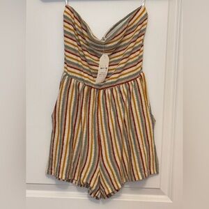 Sadie & Sage Multicolor Striped Romper